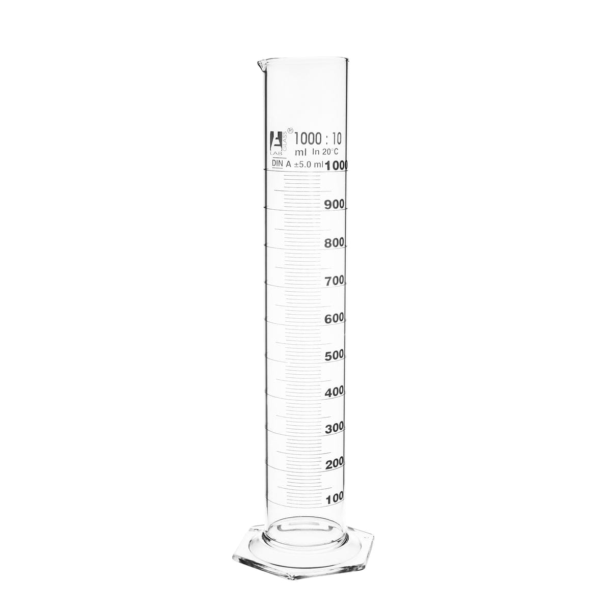 GLASS CYLINDER CHINA IWAKI 1000ML